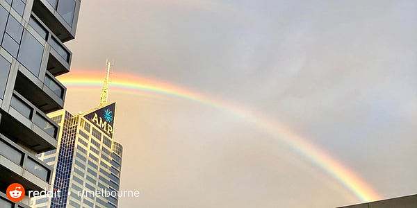 墨尔本出现双彩虹，横跨整个城市，网友刷屏：太美了！（组图） - 19