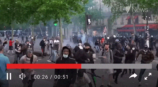 巴黎成了“黑命贵”战场，黑人叛乱者与警方发生激烈冲突…（视频/组图） - 21