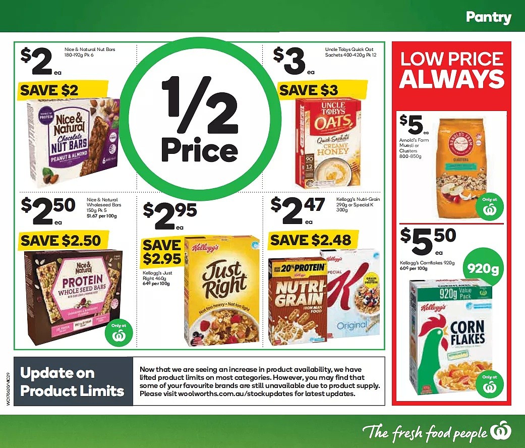 Woolworths 6月17日-6月23日折扣，好奇纸尿裤、浴巾都半价 - 26