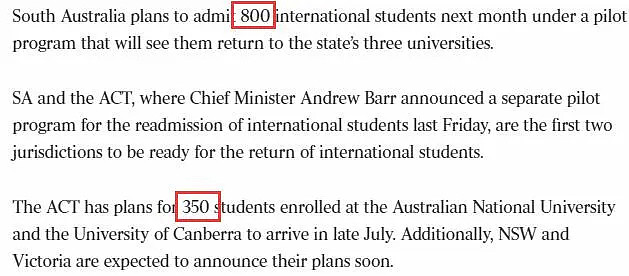 澳外长驳斥中国：散播“种族歧视”虚假新闻；ANU校长称不存在种歧，呼吁留学生返澳；堪培拉官宣接收350名留学生，最快7月下旬返澳 - 12