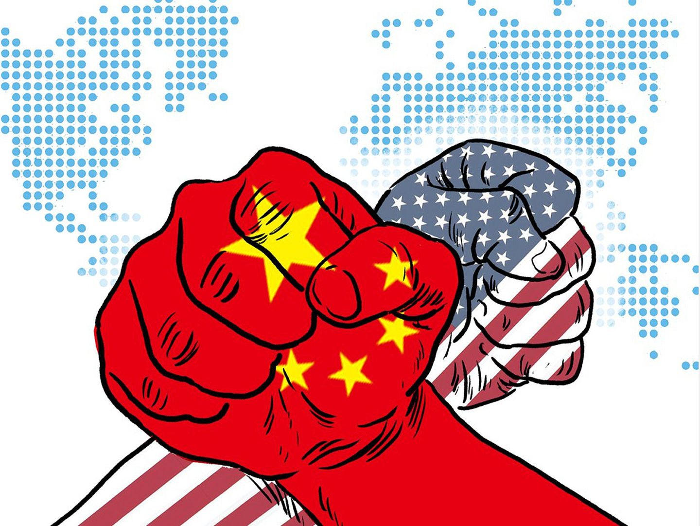 随着美国国内疫情的蔓延和动荡，美国对于中国的制裁也正在突破中美贸易战的底线。一场“新冷战”似乎已经难以避免。（视觉中国）