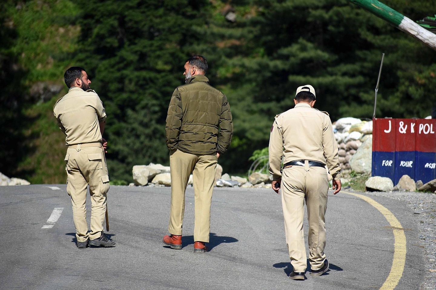 6月15日，在拉达克地区的加勒万谷（Galwan valley ）中印双方发生冲突。图为印度士兵巡视。（Getty）