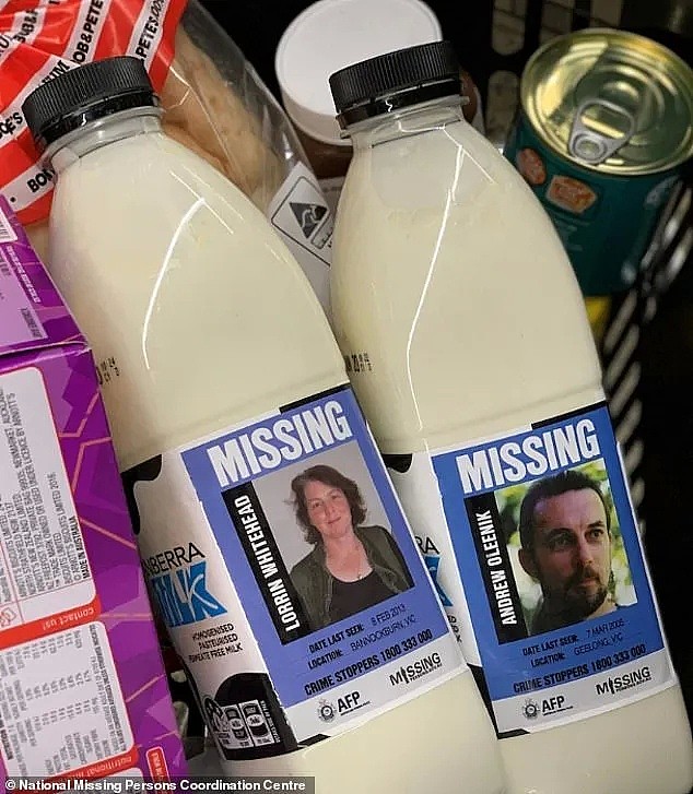 澳洲联邦警察将这些人脸印上牛奶瓶，真相让人动容... - 1