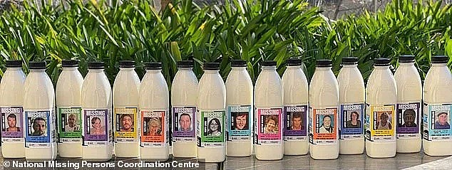 澳洲联邦警察将这些人脸印上牛奶瓶，真相让人动容... - 2
