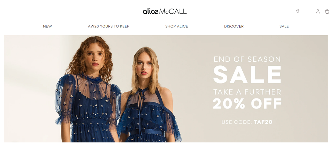 alice McCALL 澳洲本土开挂级仙女裙抄底价，4折起+额外8折，小黑裙$40 - 1