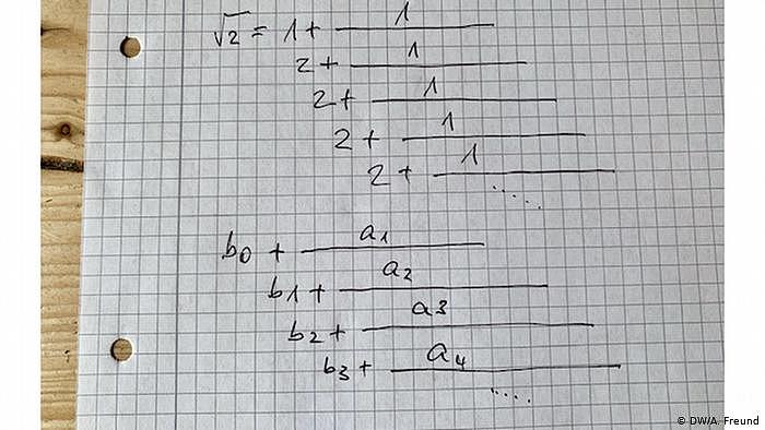 Mathematik Kettenbrüche (DW/A. Freund)