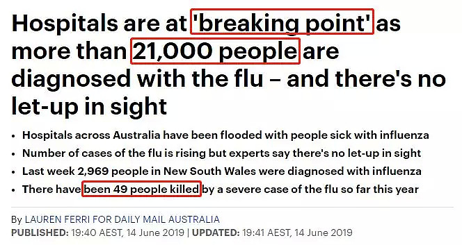 致命流感来了，上千名澳洲儿童已被传染！悉尼妈妈注意，快去打疫苗，现在全部免费 - 6