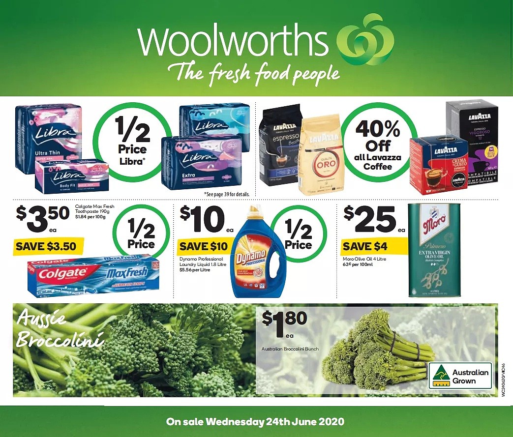 Woolworths 6月24日-6月30日折扣，整鸡、西班牙香肠半价 - 2