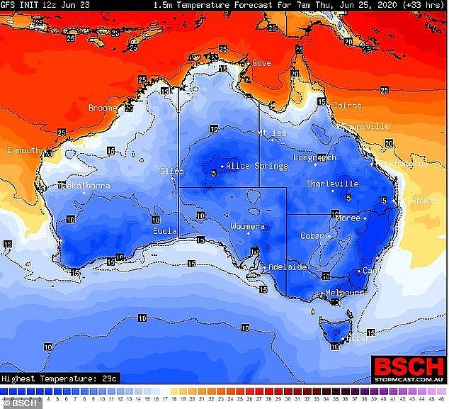 寒流席卷澳洲！气温跌破零度，多地发布强风预报（组图） - 3