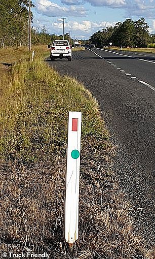 新、昆州路旁的这个绿点表示啥只有老司机知道 道路安全倡导者呼吁全澳推广！（组图） - 4