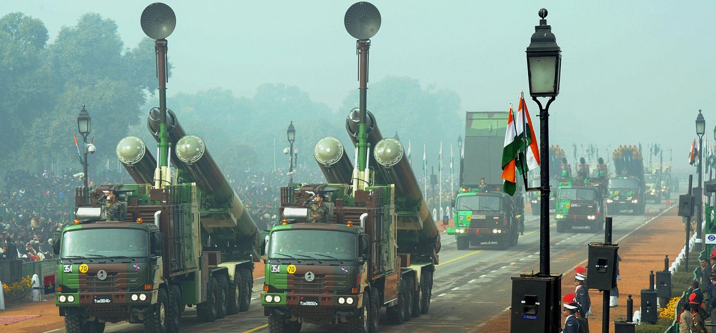 图为印度陆军装备的“布拉莫斯”导弹，曾有情报显示，印军原计划用该导弹的空对空型号应对拉达克局势，但印方最终还是调整了部署。 （新华社）