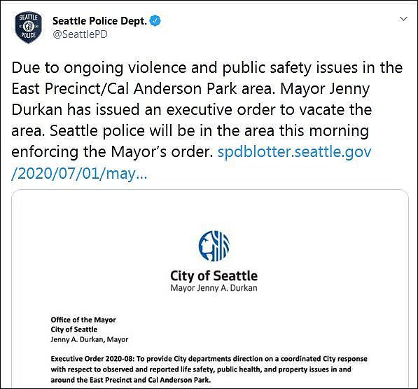 警方凌晨清场“自治区” 白宫：西雅图被解放了（组图） - 3