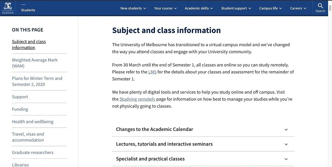 终究还是逃不过上网课的命运 澳洲大学下学期安排汇总 - 3