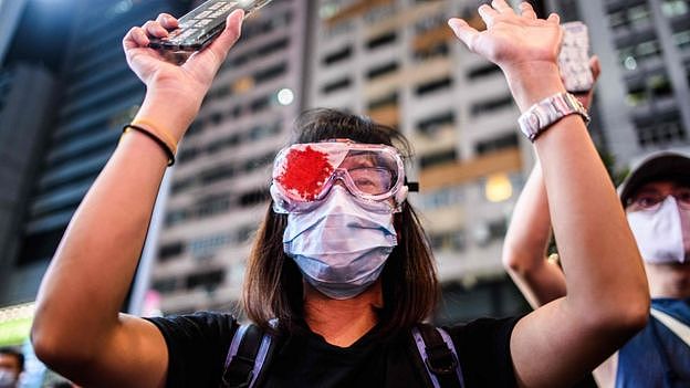 外界关注《国安法》会否激化香港的示威。