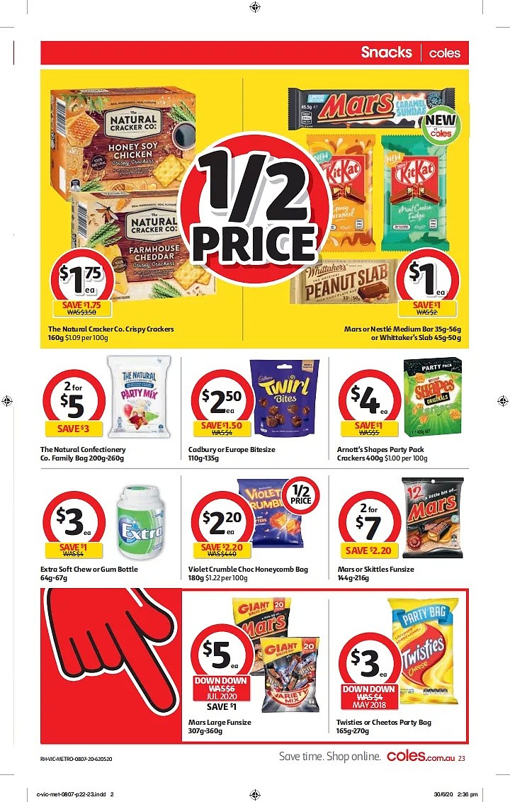 Coles 7月8日-7月14日折扣，洗衣粉、午餐盒半价 - 23