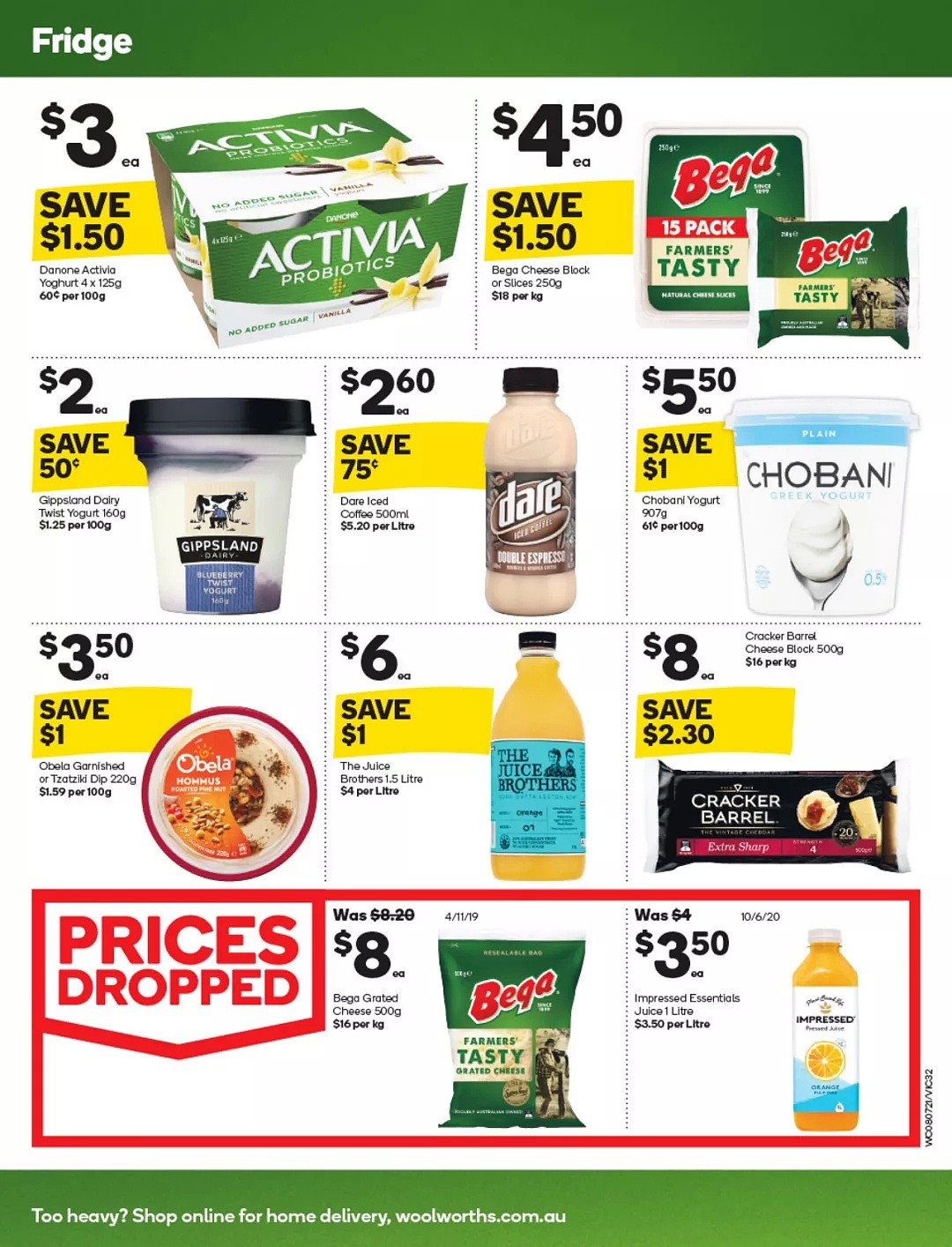 Woolworths 7月8日-7月14日折扣，cheese蛋糕、花生酱半价 - 33