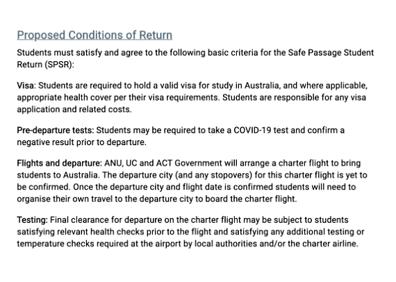 留学生返澳最新通知：首批入境澳洲留学生细则公布，必须满足这些条件！（组图） - 2