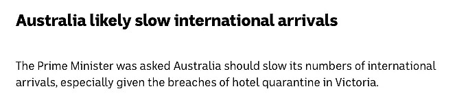最新！莫里森发表讲话，提议减少国际航班，去新西兰旅行短期内无法实现 - 2