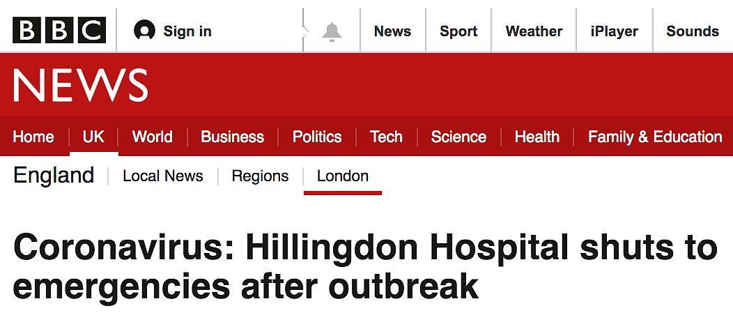 刚刚！英国一家医院爆发新冠疫情，70名工作人员隔离，多人检测呈阳性（组图） - 1