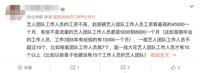 圈内人爆料赵丽颖团队工作人员工资算最高：45000一个月（组图） - 2