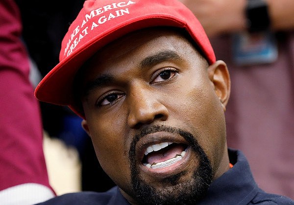 ▲▼「肯爷」肯伊威斯特（Kanye West）2018年应邀到白宫和总统川普餐叙。 （图／路透）