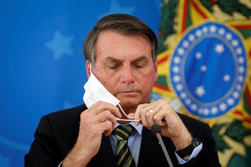 巴西总统波索纳洛档案照。 路透