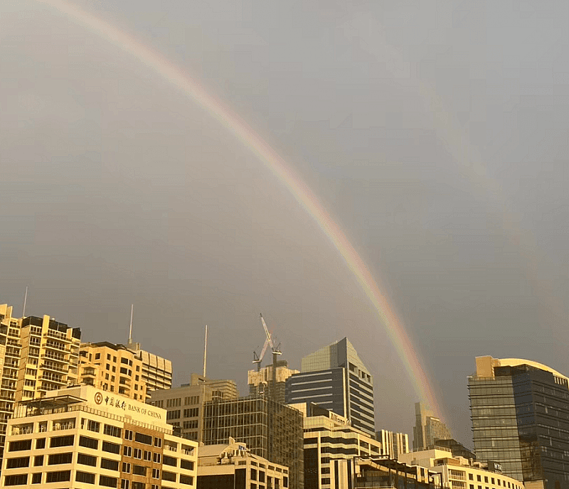 美哭了！悉尼上空惊现双彩虹奇景，朋友圈瞬间被刷爆（视频/组图） - 20