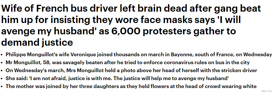 巴士司机劝乘客戴口罩惨遭狂殴致死！吼骂华人的白人已被确定身份，大妈因不戴口罩坐地撒泼打滚（组图） - 1