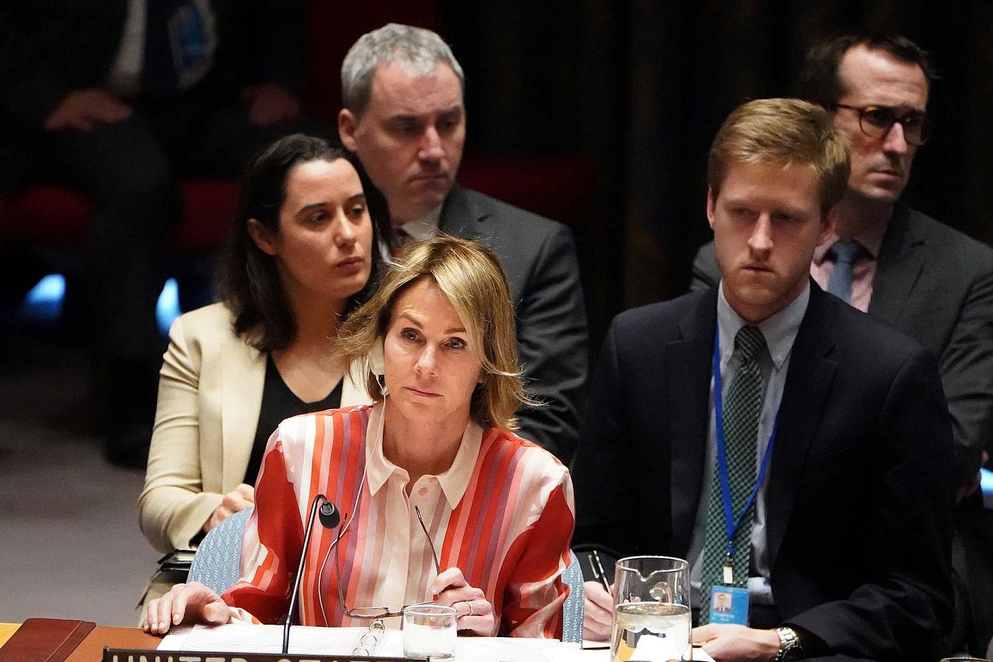 2020年6月30日，在联合国会议上，美国驻联合国代表克拉夫特批评北京，称联合国专家的声明“反映了中国人权的真实状况”。（Reuters）