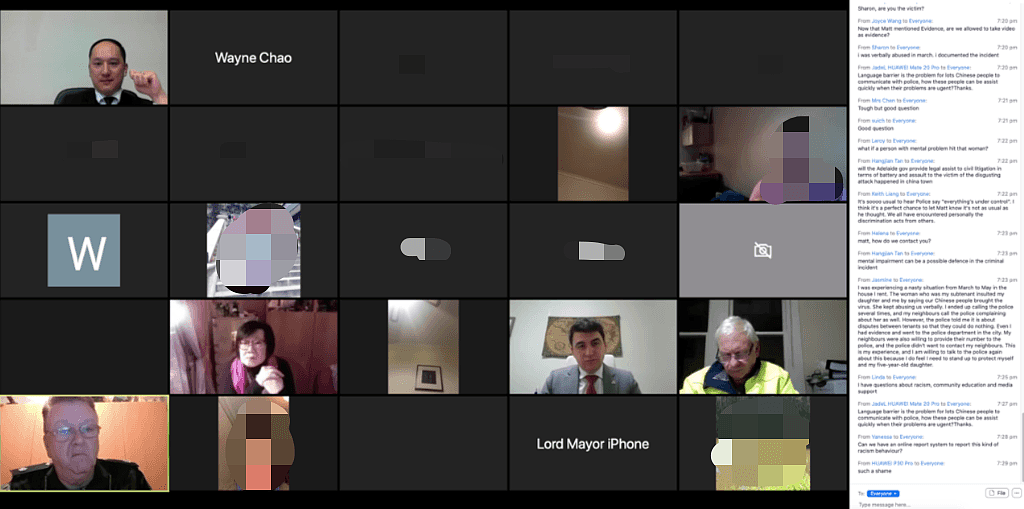 阿德华人ZOOM集会警长披露“外卖小哥遇袭”和“WWS事件”最新进展！教你正确自我防卫和取证（组图） - 10