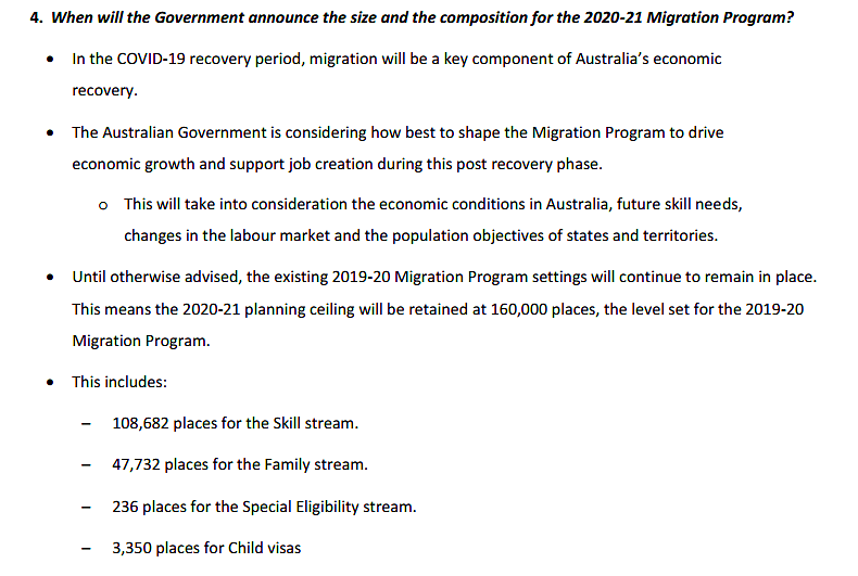 好消息！澳新财年16万移民配额不变，各类签证配额分配情况出炉（组图） - 4