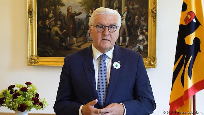 Screenshot Bundespräsident Frank-Walter Steinmeier (2020 Bundespräsidialamt)