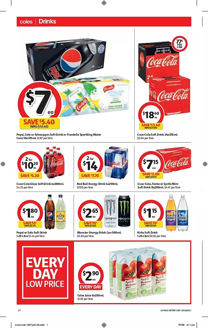 Coles 7月15日-7月21日折扣，米、叉烧包半价 - 24