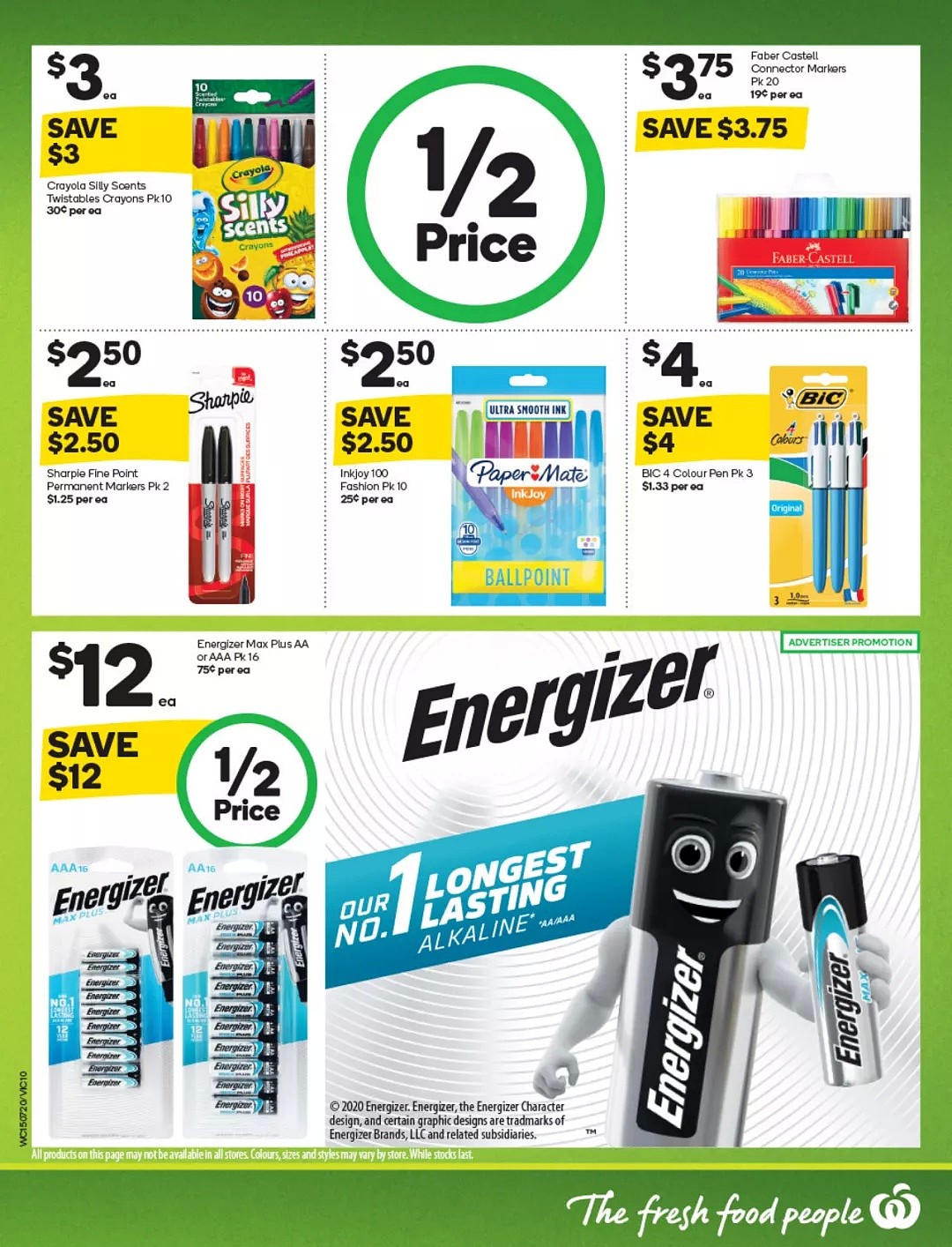 Woolworths 7月15日-7月21日折扣，纸尿裤半价 - 10