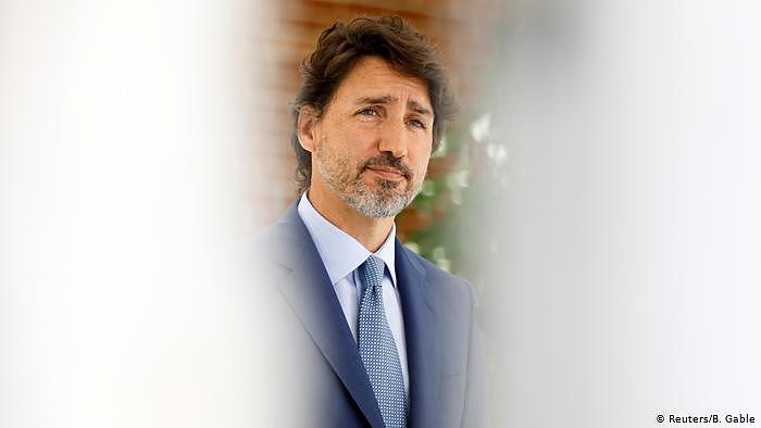 Kanada I Ottawa I COVID-19 I Premierminister Justin Trudeau hält Pressekonferenz (Reuters/B. Gable)