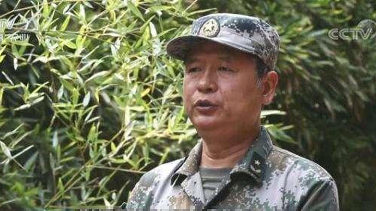 张凡迪在2019年至2020年跨年人事调整中晋升北京卫戍区政委时，仅为副军级将领。（中国央视新闻截图）