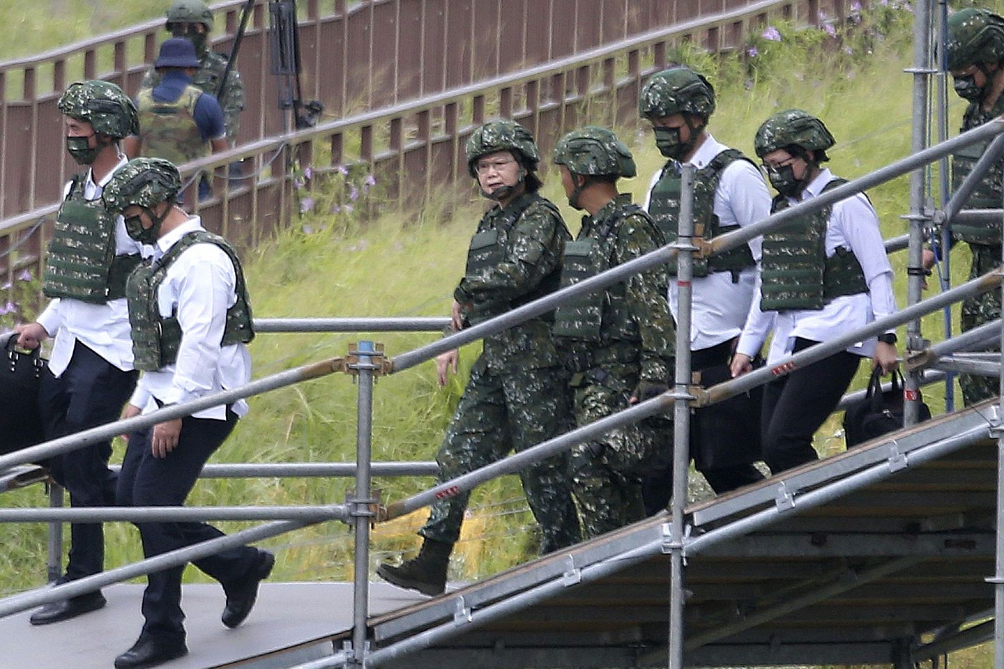 外界称，台湾军方此次“汉光演习”针对中国大陆的意味浓厚。（AP）