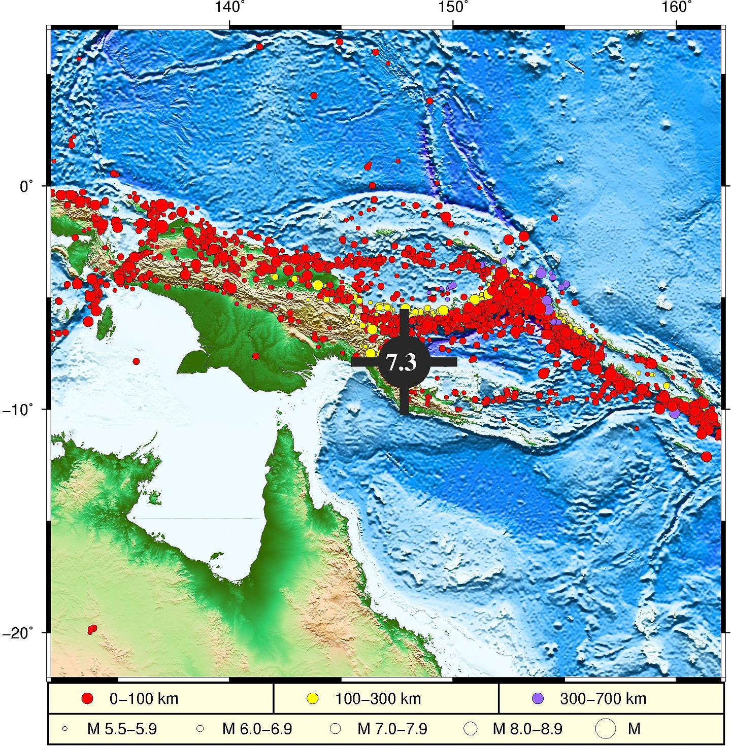 巴布亚新几内亚发生7.0级地震 震源周围或引发海啸（图） - 2