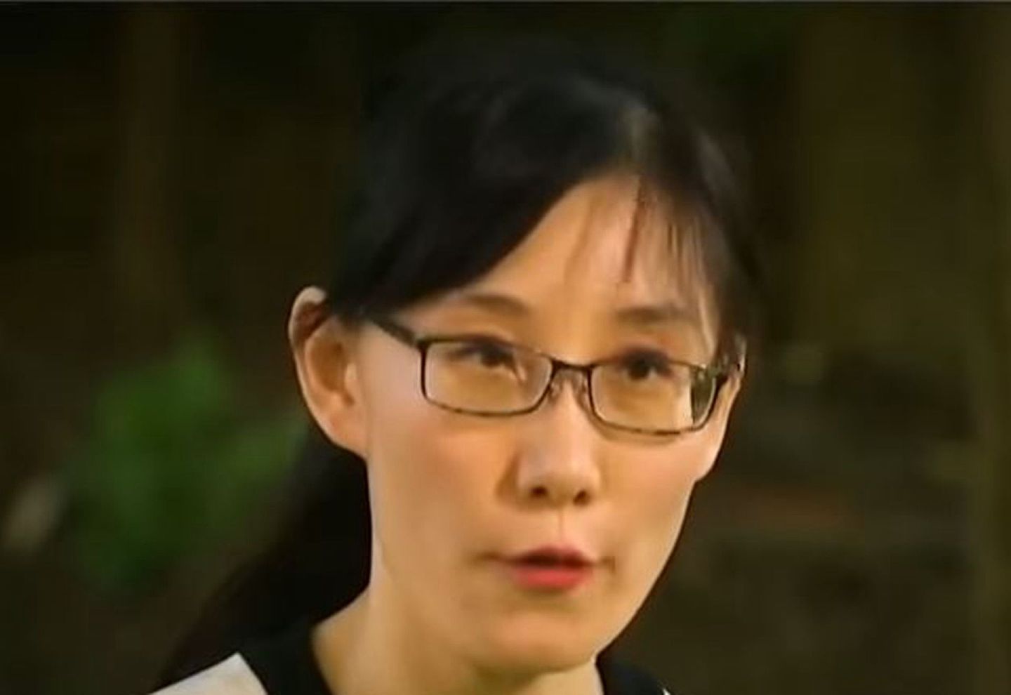 香港大学公共卫生学院研究员闫丽梦，接受美媒采访画面。（微博@小山楂大丸子）