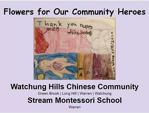 一个华人幼儿园园长送了八车鲜花给社区英雄，轰动了整个小镇（组图） - 13