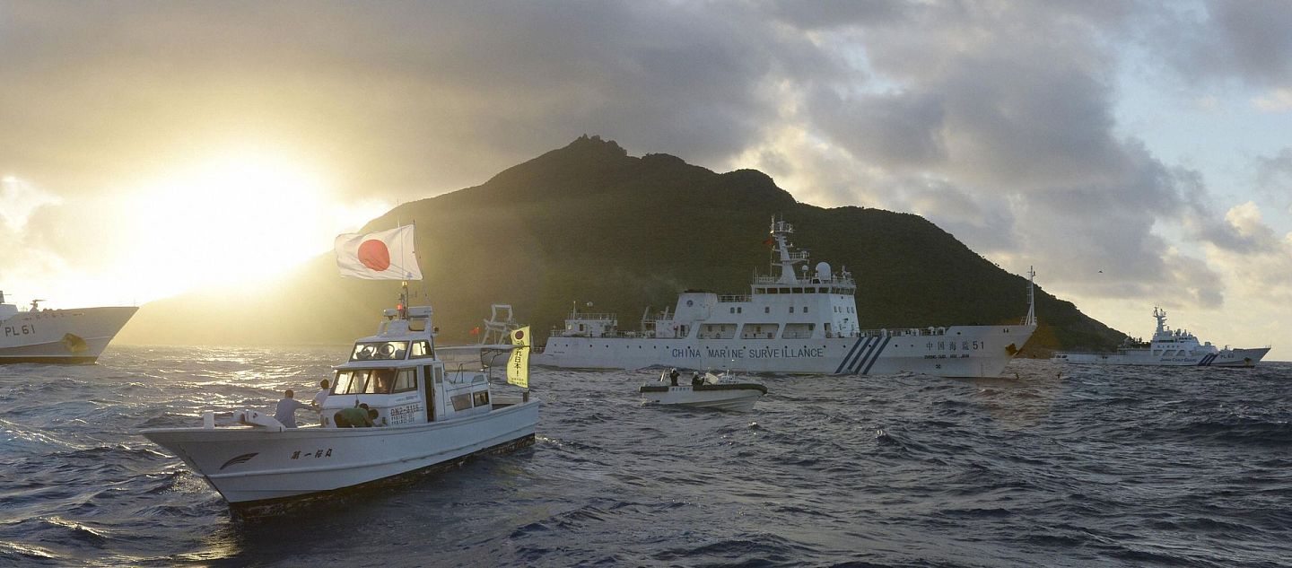 中日围绕着钓鱼岛的争端近来也有所升温，岛屿争端是两国之间的一个火药桶。（Reuters）