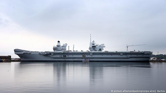 HMS Queen Elizabeth (picture alliance/dpa/empics/pa wire/J. Barlow)