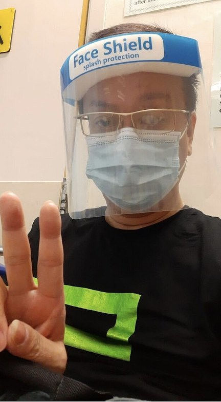 TVB老戏骨有新冠肺炎症状，戴面罩及心跳检测仪，由救护车抢救送院现场曝光（组图） - 9