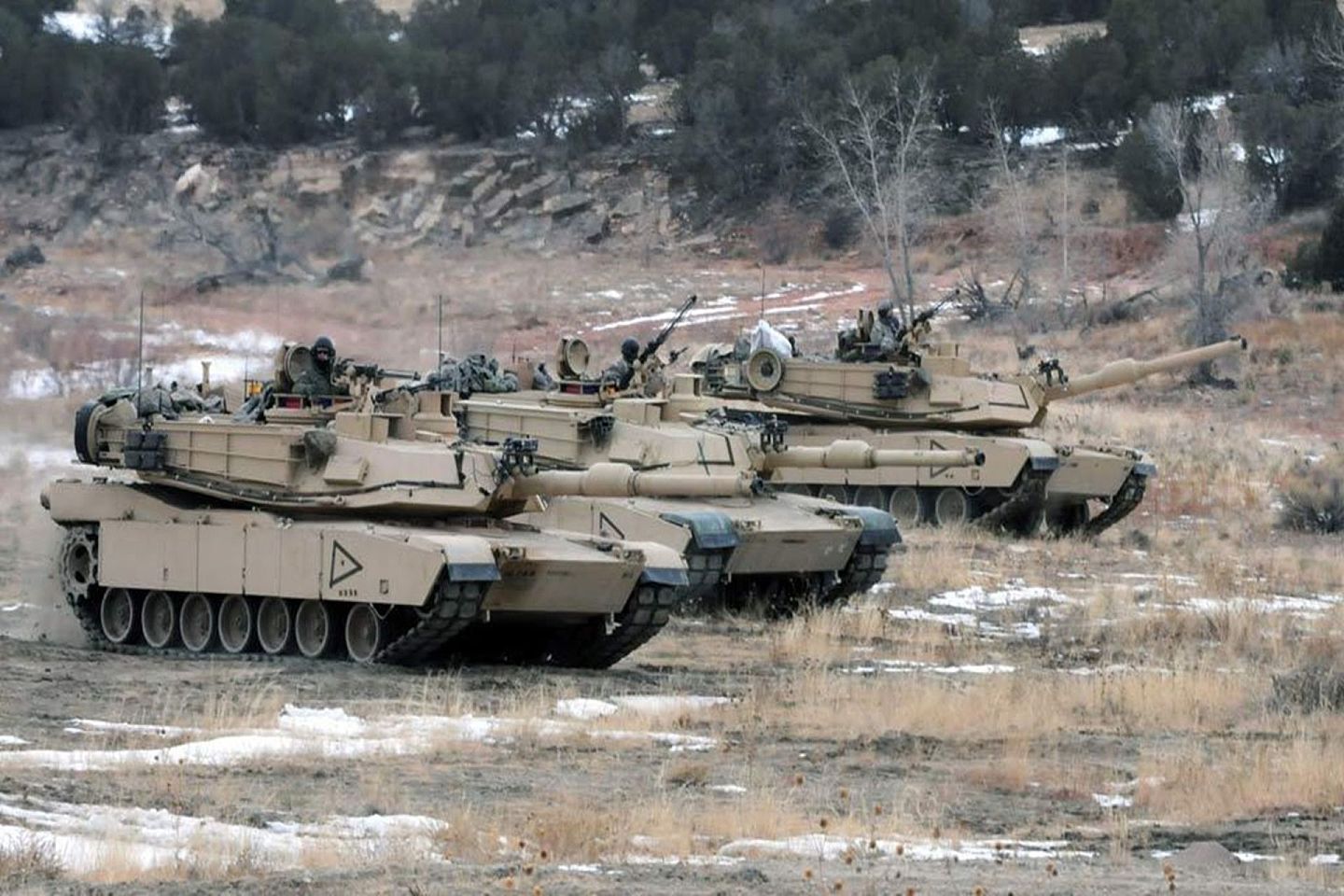 美国已经批准售台的M1A2坦克。（美国国防部）
