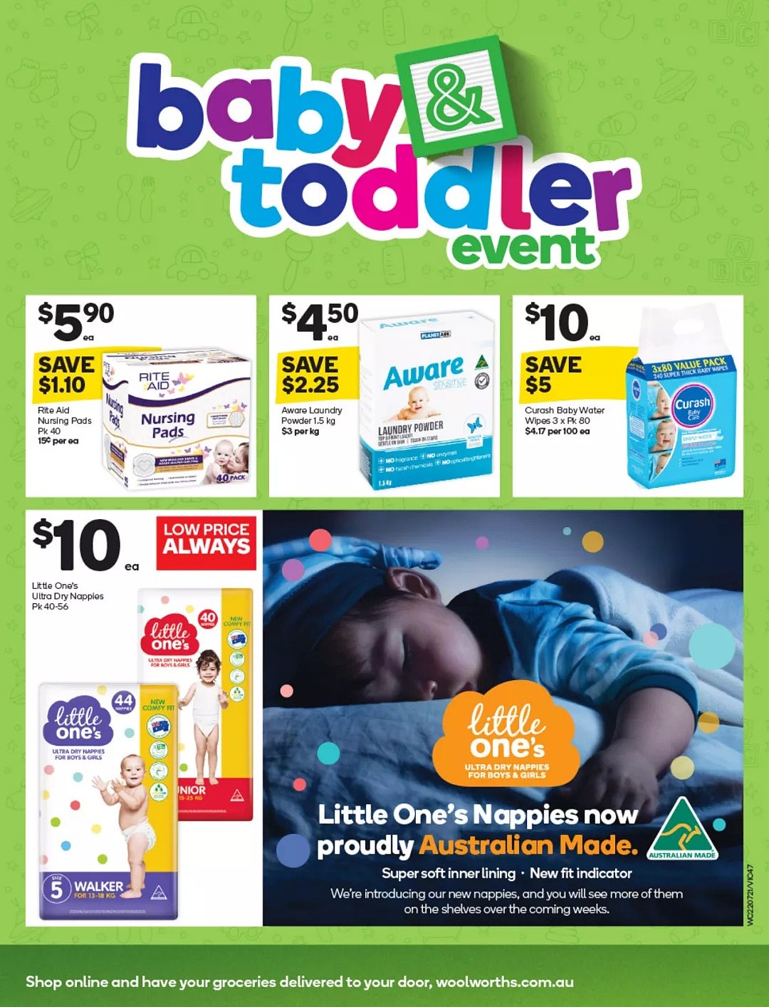 Woolworths 7月22日-7月28日折扣，婴幼儿洗护、家居清洁用品半价 - 47