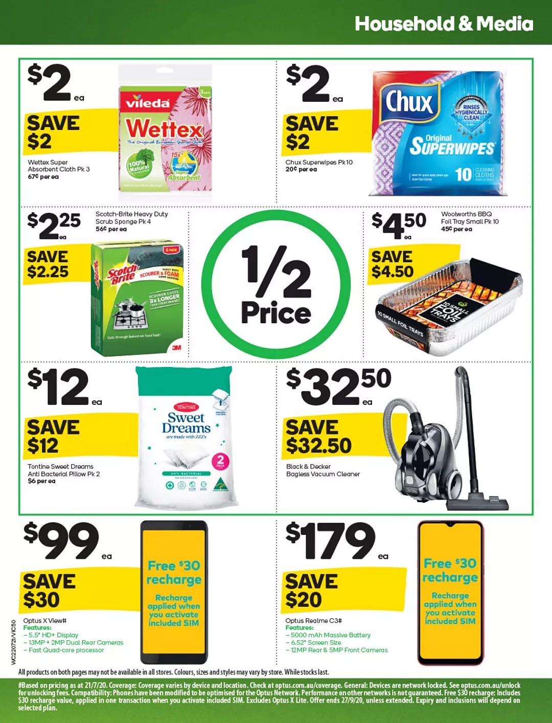 Woolworths 7月22日-7月28日折扣，婴幼儿洗护、家居清洁用品半价 - 50