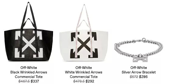 低至2折！Off-White 2020新品折扣专场，1XX刀收经典箭头标围巾 - 10