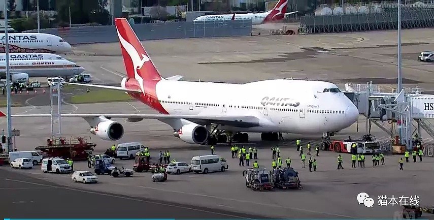 在空中“画”了只袋鼠，澳航最后一架波音747告别澳大利亚，完成了她璀璨的一生（组图） - 2