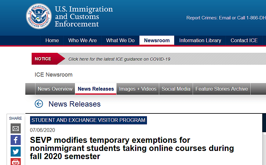 美ICE又推新规，禁止全选网课留学生入境美国，影响百万留学生（组图） - 11