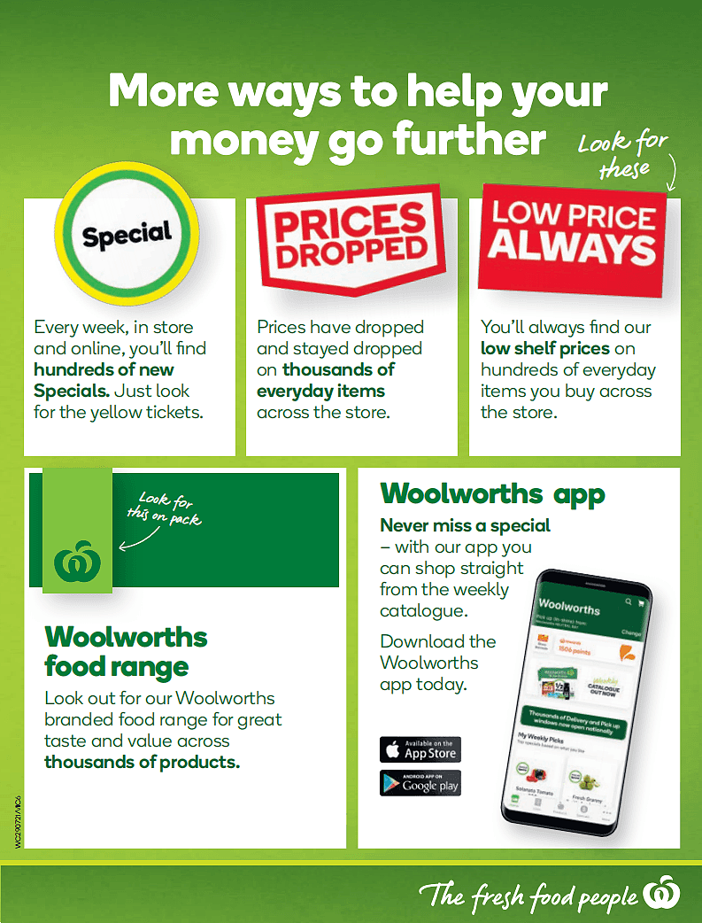 Woolworths 7月29日-8月4日折扣，香肠火腿半价 - 6